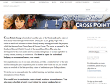 Tablet Screenshot of crosspointecamp.com